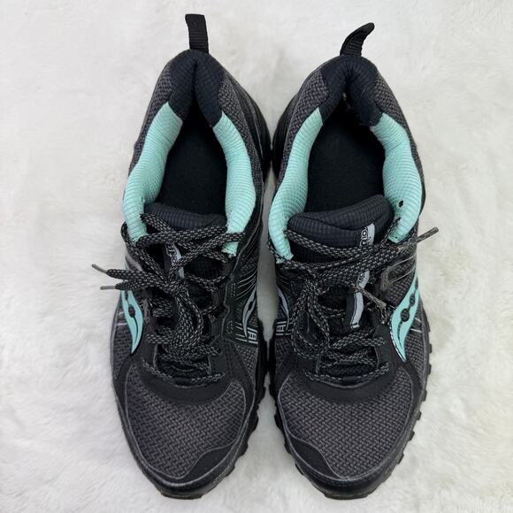 Saucony Excursion TR10 Women’s Running Shoes – Black/Mint – US 10 - Picture 8 of 10